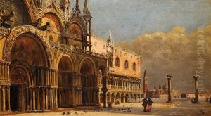 Vetrny Den Na Namesti San Marco by Antonietta Brandeis