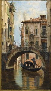Le Pont De L'anzolo A Venise