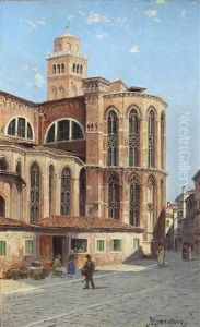 Santa Maria Gloriosa Dei Frari, Venice by Antonietta Brandeis