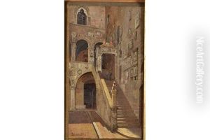 Castello De Bargello Ve Florencii by Antonietta Brandeis