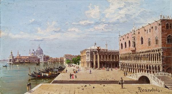 Venedig, Blick Auf Canal Grande Und Dogenpalast - view 1