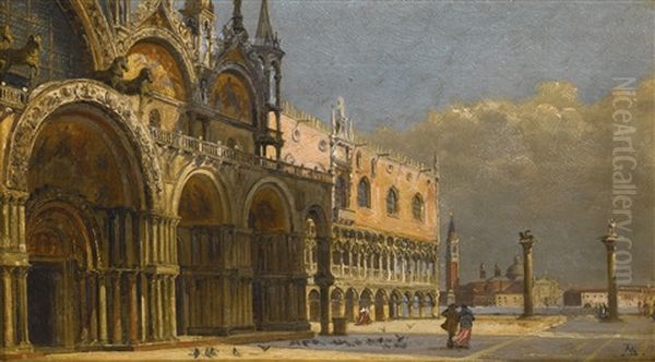 A Windy Day, St. Mark's Square - view 1
