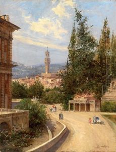 Veduta Di Firenze Dal Giardino Di Boboli by Antonietta Brandeis