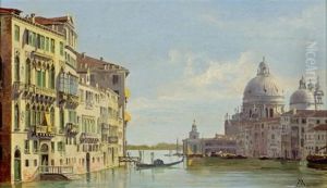 Canale Grande Und Santa Maria Della Salute / Insel Von San Giorgio (pair) Canale Grande Und Santa Maria Della Salute / Insel Von San Giorgio (pair)