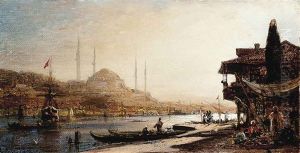 A View Of Hagia Sophia Across The Golden Horn, Istanbul