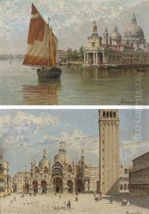 The Doge's Palace, Venice (+ St.marks, Venice; Pair) by Antonietta Brandeis