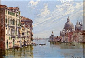 Canale Grande Mit S. M. Salute, Venedig by Antonietta Brandeis
