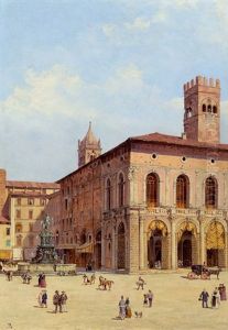 Fontana Nettuno In Bologna