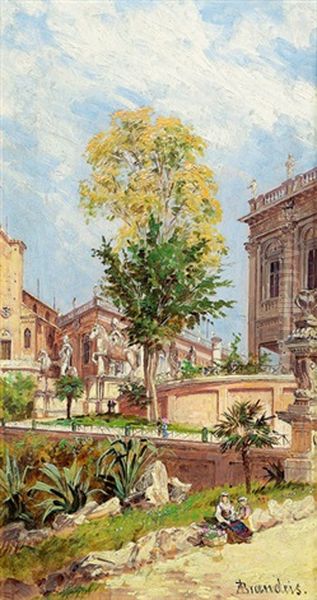 Piazza Del Capitoleo In Rom - view 1