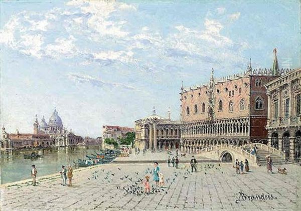 View Of The Doge's Palace, Santa Maria Della Salute Beyond - view 1