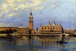 View Of The Doges' Palace by Antonietta Brandeis