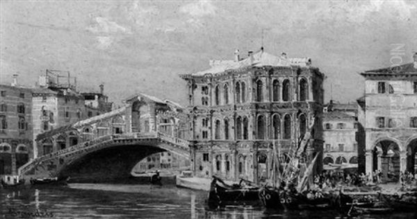Ponte De Rialto Palazzo Camarlenghi Venezia - view 1
