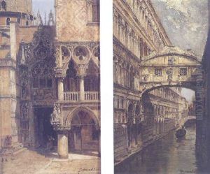 Porta Della Carte, Palazzo Ducale by Antonietta Brandeis