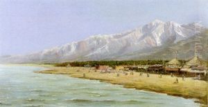 A Coastal Landscape by Antonietta Brandeis