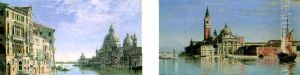 The Grand Canal With Santa Maria Della Salute by Antonietta Brandeis