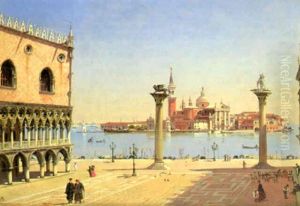 St. Mark's Square Looking Towards Santa Maria Della Salute by Antonietta Brandeis
