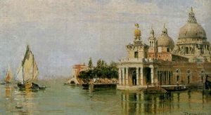 The Custom's House With Santa Maria Della Salute The Custom's House With Santa Maria Della Salute