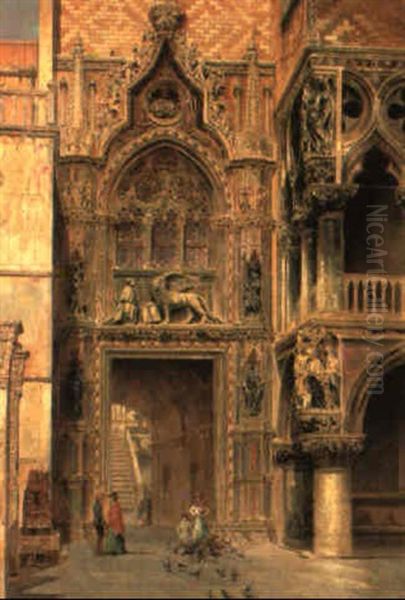 The Porta Della Carta, Venice - view 1
