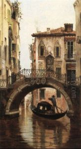 A View Of Palazzo Soranzo, Venice by Antonietta Brandeis