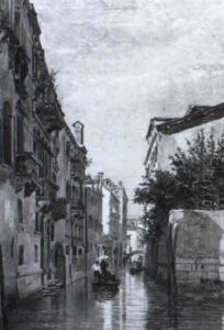 Venezianischer Kanal Mit Gondeln by Antonietta Brandeis