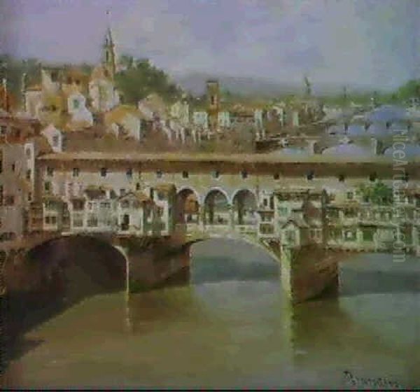 A View Of The Ponte Vecchio, Florence - view 1