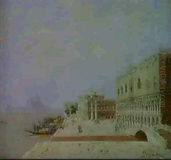 A View Of The Doge's Palace And Santa Maria Della Salute, Venice - view 1