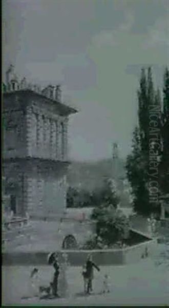 Outing At The Pitti Palace, Florence - view 1