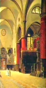 The Interior Of The Duomo, Florence
