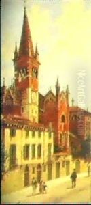 Ansicht Der Kirche San Fermo Maggiore In Verona Ansicht Der Kirche San Fermo Maggiore In Verona