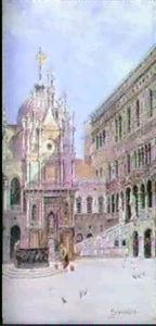 Scala Dei Giganti, In The Palazzo Ducale, Venice by Antonietta Brandeis