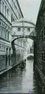 The Bridge Of Sighs, Venice; And The Temple Of Nerva, Venice. A Pair (2) by Antonietta Brandeis