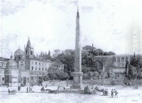 Piazza Del Popolo, Roma - view 1