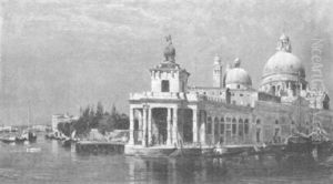 Santa Maria Delle Salute And The Dogana, Venice by Antonietta Brandeis