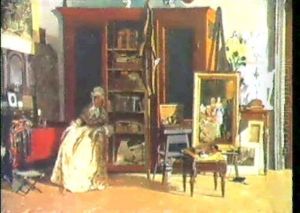 Im Maleratelier by Johann Adolf Brandeis