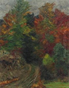 Herbstwald by Fritz Brandel
