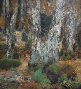 Waldimpression by Fritz Brandel