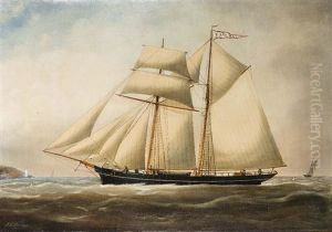 The Topsail Schooner 'railway' by Alexander Kay Branden