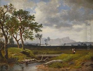 Wanderer In Seelandschaft