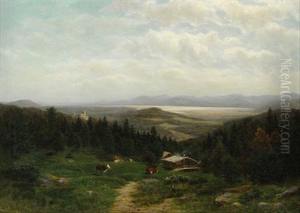 Blick Von Frasdorf Auf Den Chiemsee - view 1