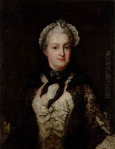 Friherrinnan Maria Charlotta Klinckowstrom, F. Von Borcke by Fredrik Brander