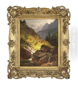 Tiroler Landschaft by Hans Heinrich Juergen Brandes
