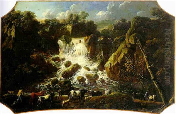 Landscape With Herdsmen An Cattle - view 1