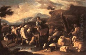 Escena Pastoril by Domenico Brandi