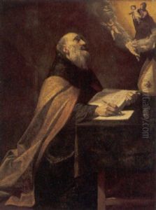 Estasi Di San Bernardo by Giacinto Brandi
