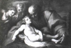 St. Joseph And The Christ Child by Giacinto Brandi