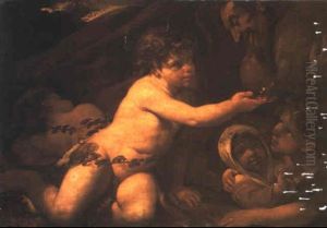 The Education Of Bacchus by Giacinto Brandi