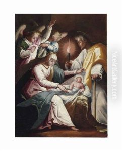 The Nativity by Benedetto (Brandimarte) Brandimarti