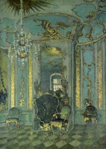 Das Musikzimmer Friedrichs D. Gr. Im Potsdamer Stadtschloss