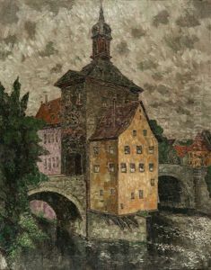 Blick Auf Das Alte Rathaus In Bamberg