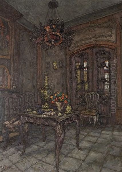 Hofisches Interieur Mit Goldenem Samowar - view 1